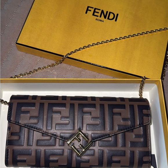 Fendi Brown and Black Women's Bag - Picture 1 of 1